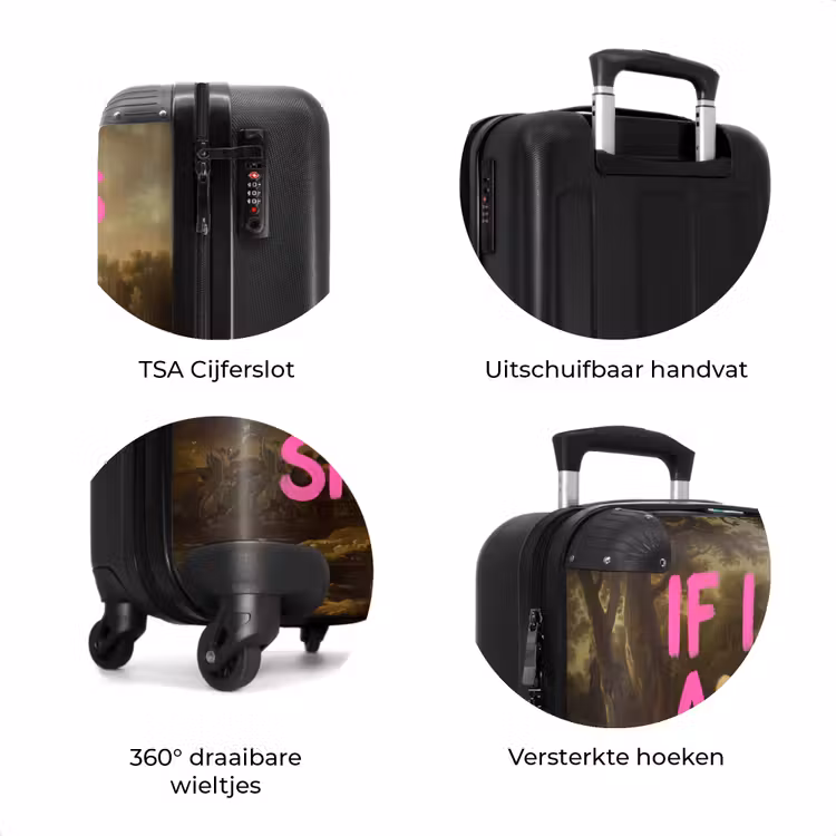 Koffer - Klassiek - Humor - Roze — 7