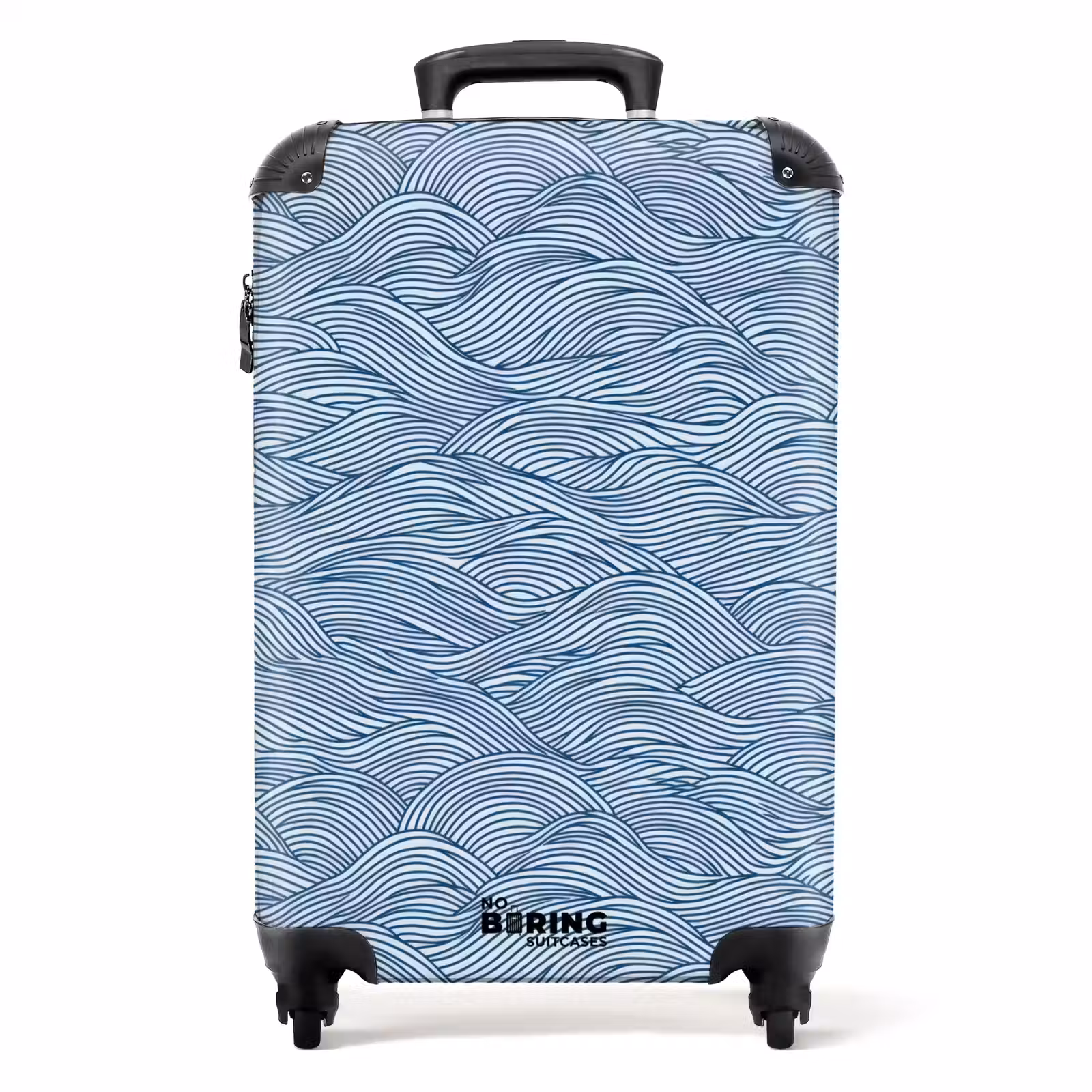 Koffer - Golven - Ritmisch - Blauw — 1