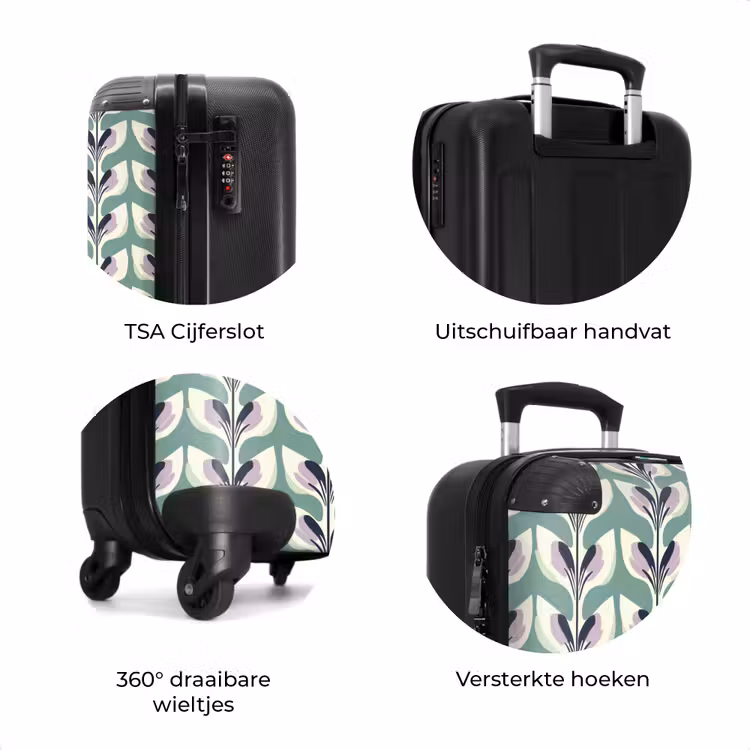 Koffer - Retro - Modern - Groen — 7