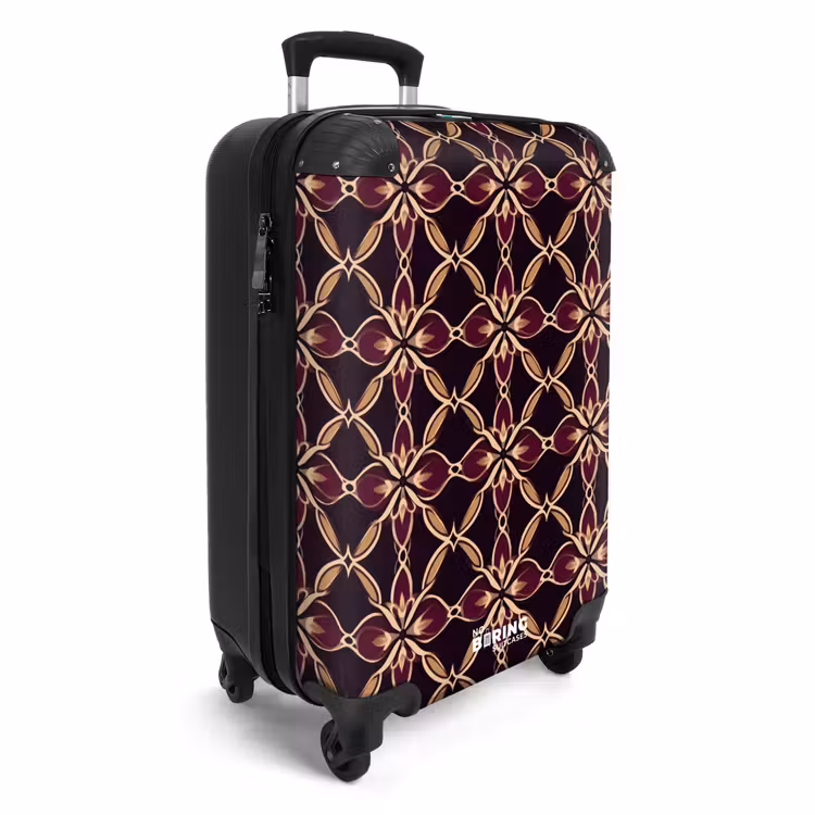 Koffer - Symmetrisch - Tegel - Burgundy — 2