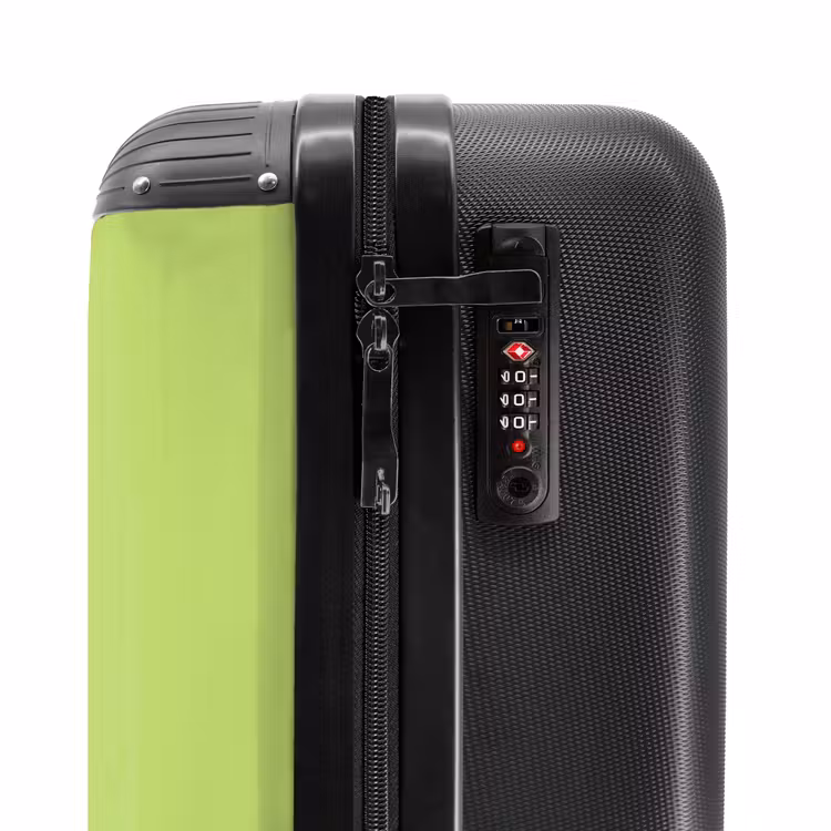 Koffer - Grl pwr - Groen - Rood - 3D — 5