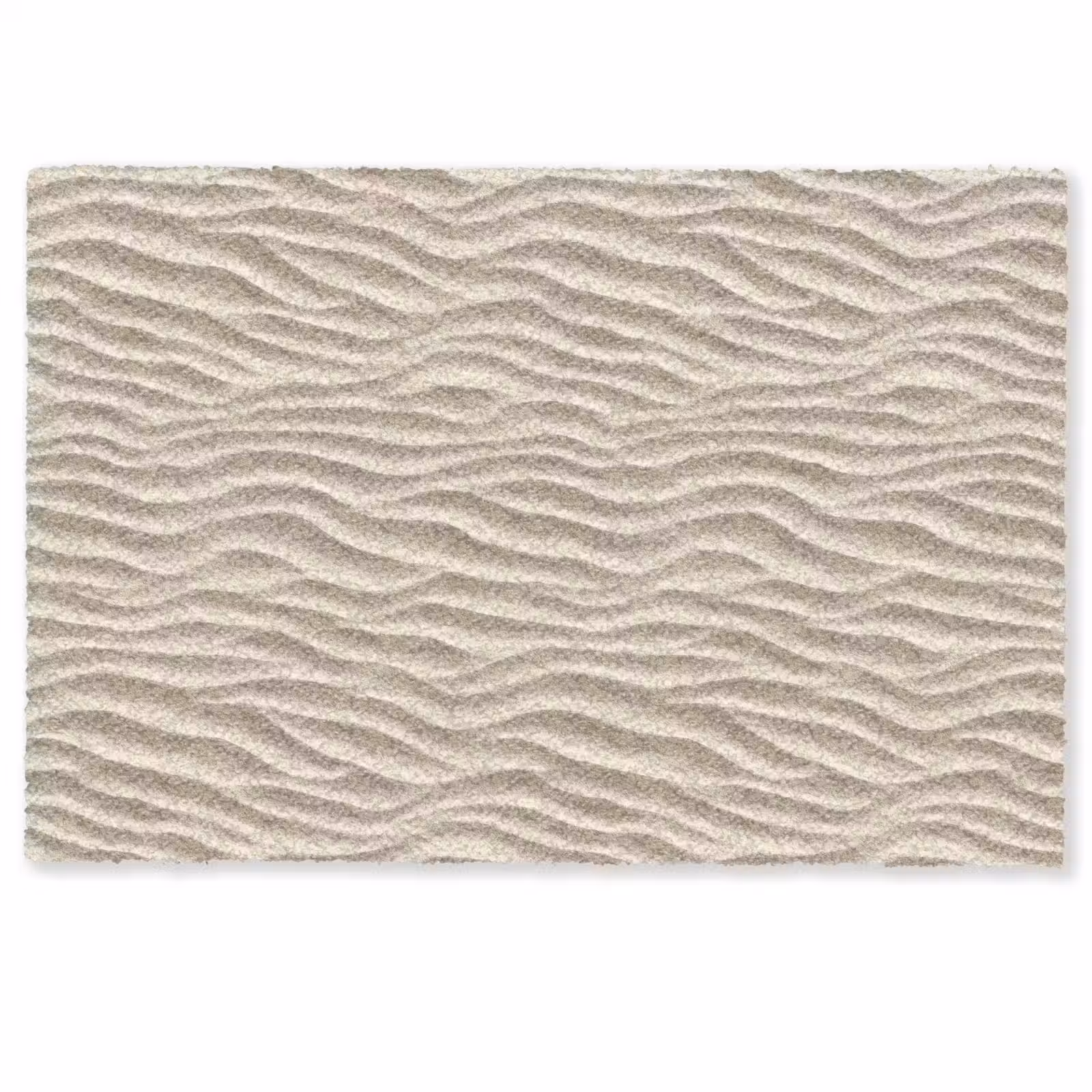 Deurmat - Zand - Golven - Beige — 1