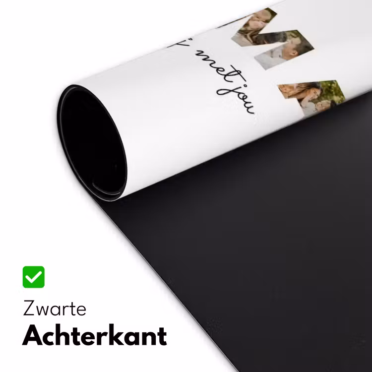 Gepersonaliseerde bureau onderlegger - Bonusmama - Lettercollage — 5