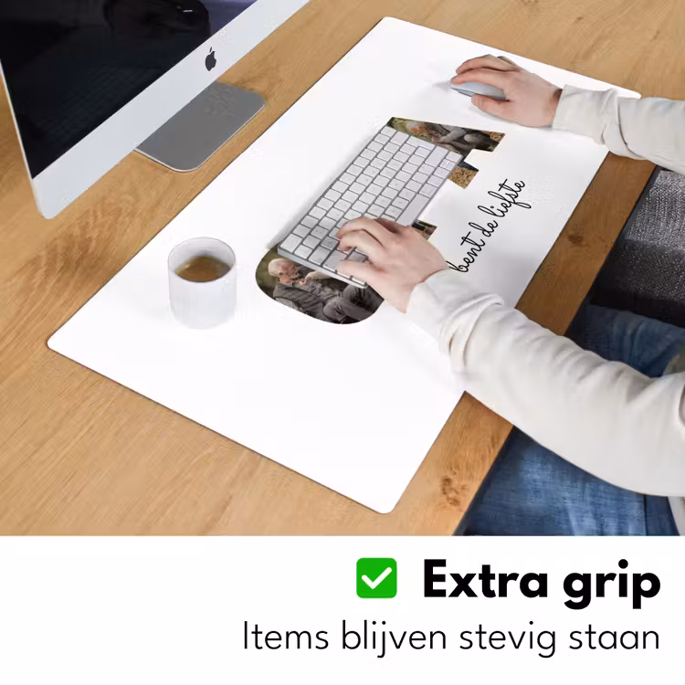 Gepersonaliseerde bureau onderlegger - Opa - Lettercollage — 6