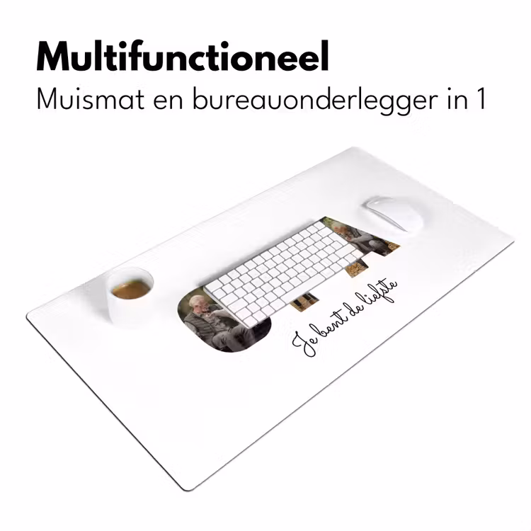 Gepersonaliseerde bureau onderlegger - Opa - Lettercollage — 7