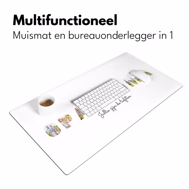 Gepersonaliseerde bureau onderlegger - Opa & Oma - Lettercollage — 7