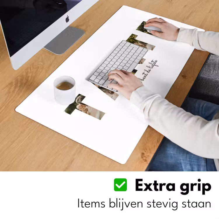 Gepersonaliseerde bureau onderlegger - Tante - Lettercollage — 6