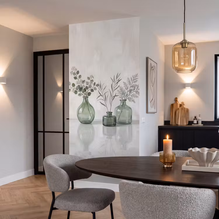 Behang - Vazen - Bladeren - Groen — 5