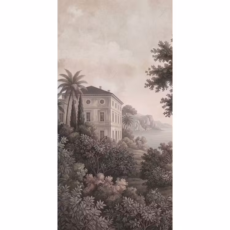 Behang - Zee - Villa - Beige — 2