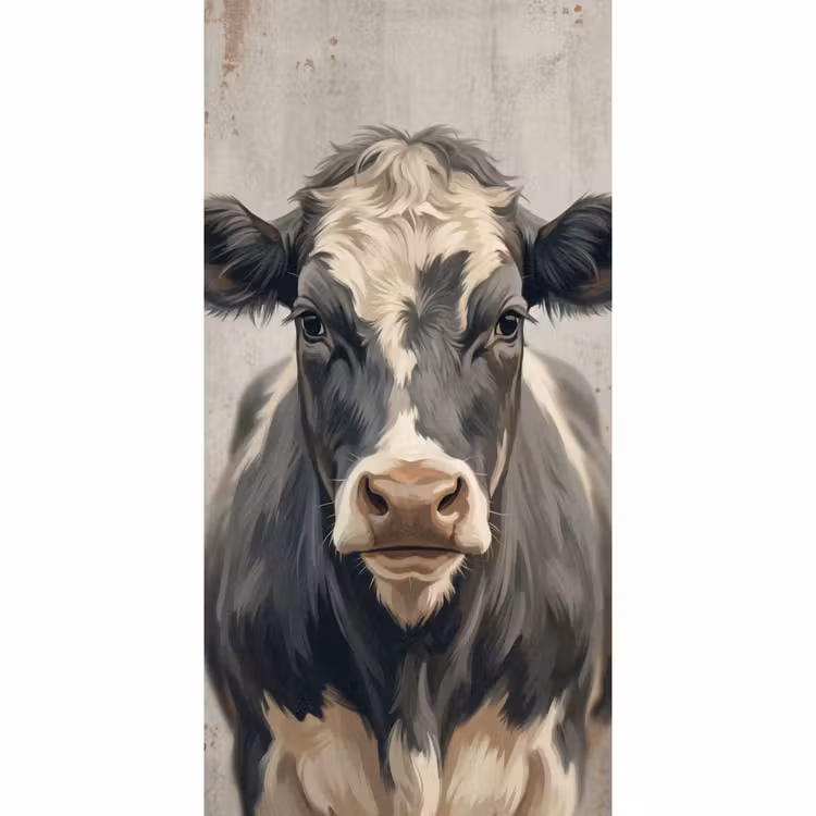 Behang - Koe - Portret - Dieren - Modern — 2