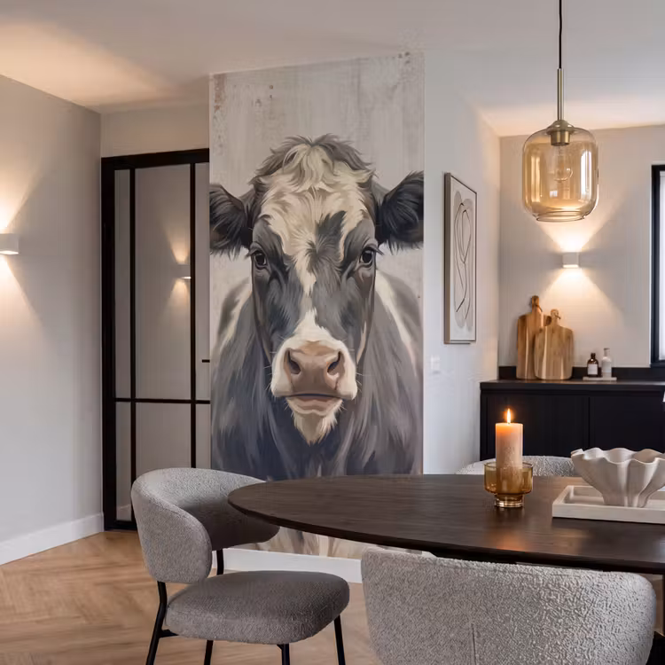 Behang - Koe - Portret - Dieren - Modern — 5