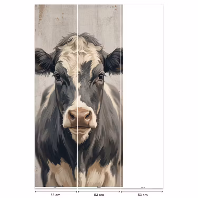 Behang - Koe - Portret - Dieren - Modern — 6
