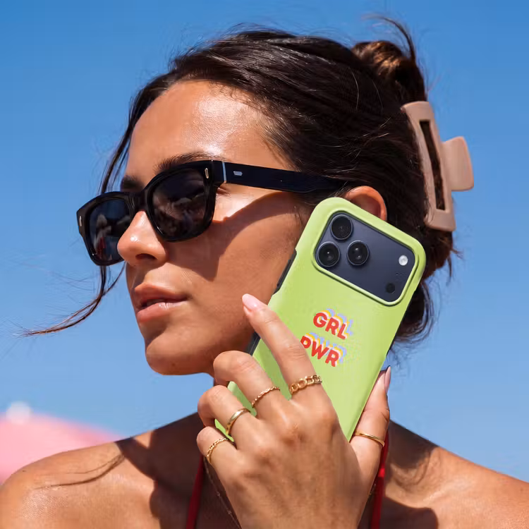 Telefoonhoesje Toughcase - Grl pwr - Groen - Rood - 3D — 6