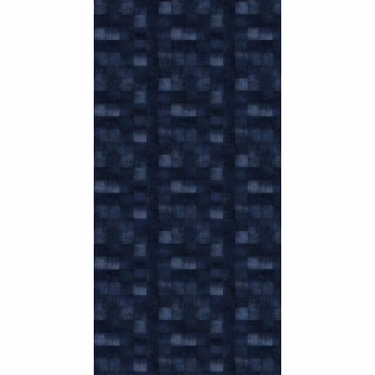 Behang - Patroon - Ruit - Marineblauw — 2