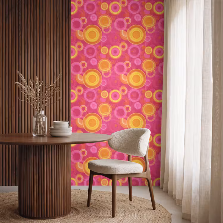 Behang - Cirkels - Design - Kleurrijk — 4
