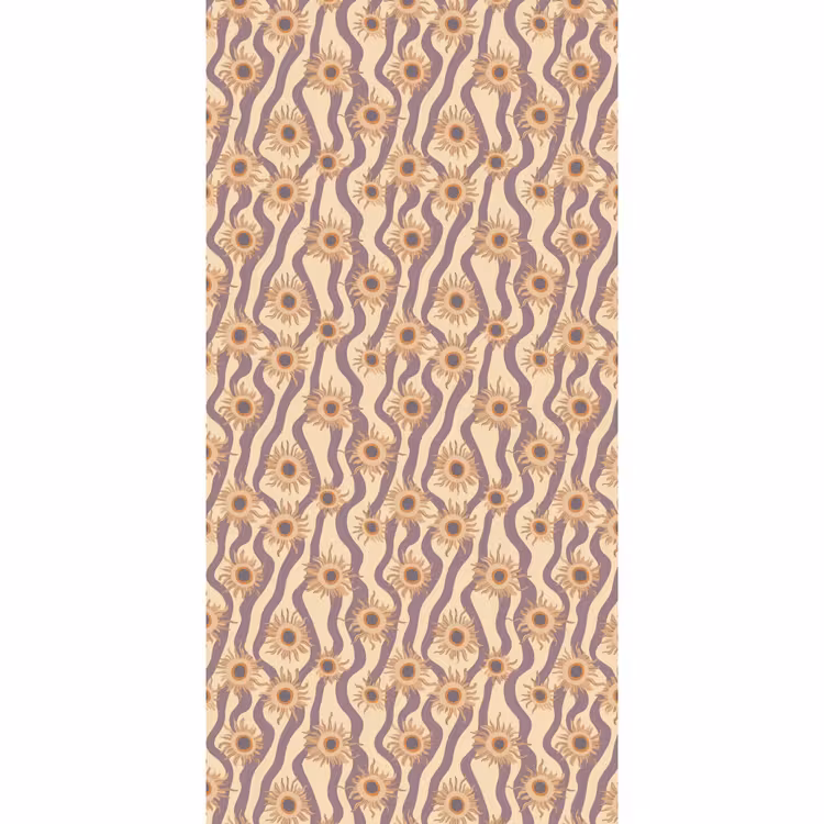 Behang - Bohemian - Vibe - Lavendelpaars β 2