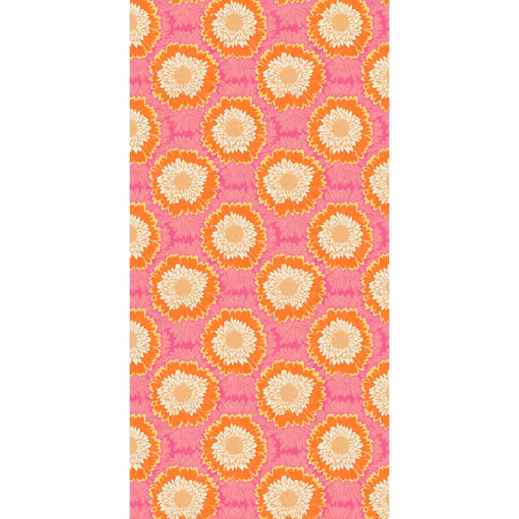 Behang - Retro - Bloemen - Kleurrijk — 2