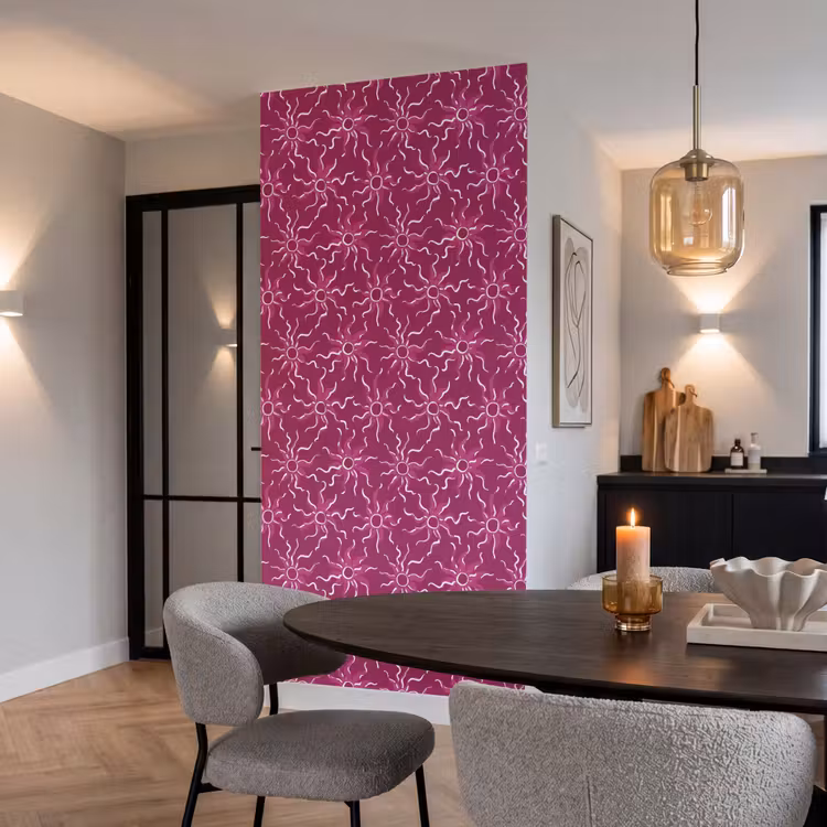 Behang - Bohemian - Zon - Magenta — 5