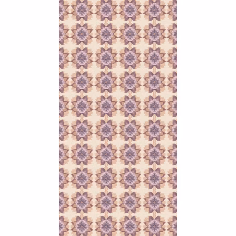 Behang - Klassiek - Patroon - Paars β 2