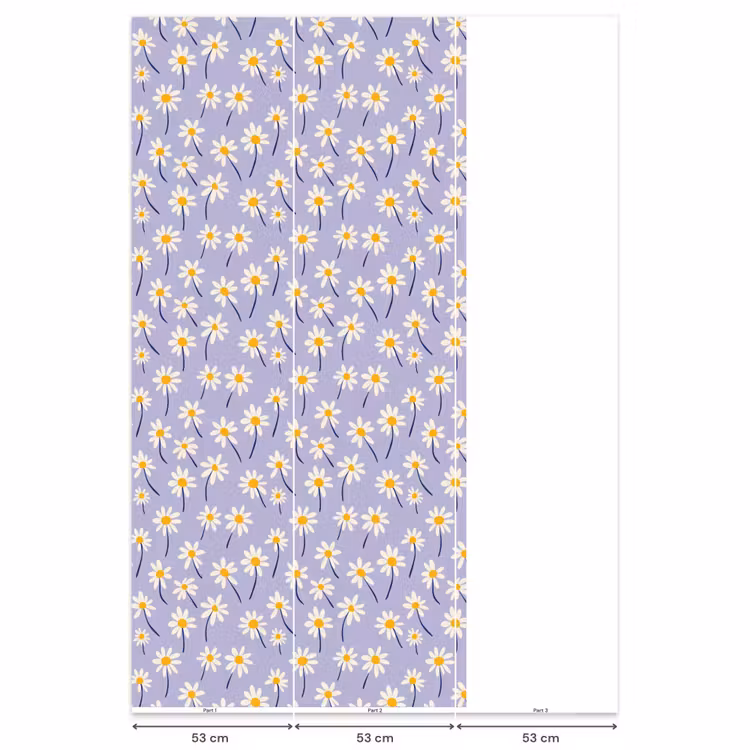 Behang - Modern - Madelief - Paars — 6
