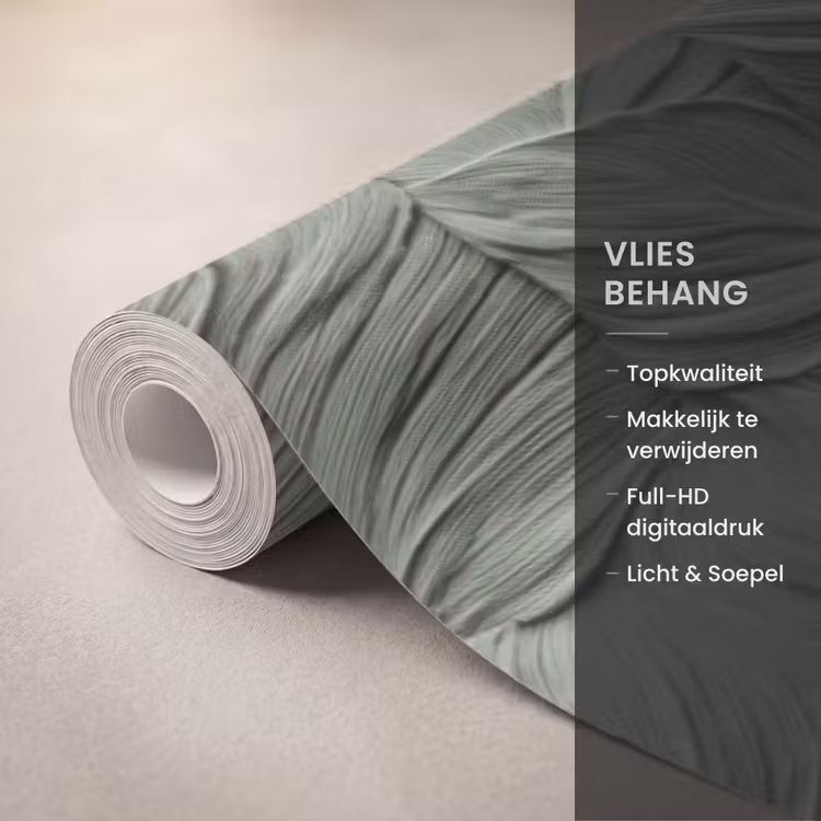 Behang - Bladeren - Textuur - Groen — 3
