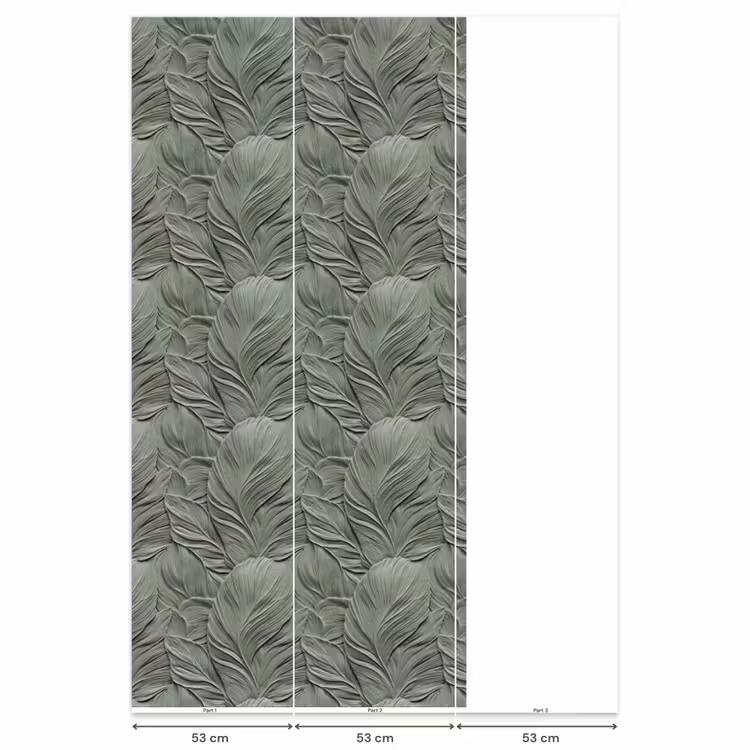 Behang - Bladeren - Textuur - Groen — 6