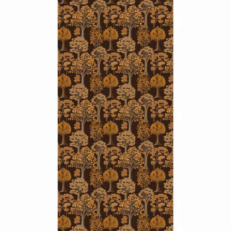 Behang - Bomen - Patroon - Bruin — 2