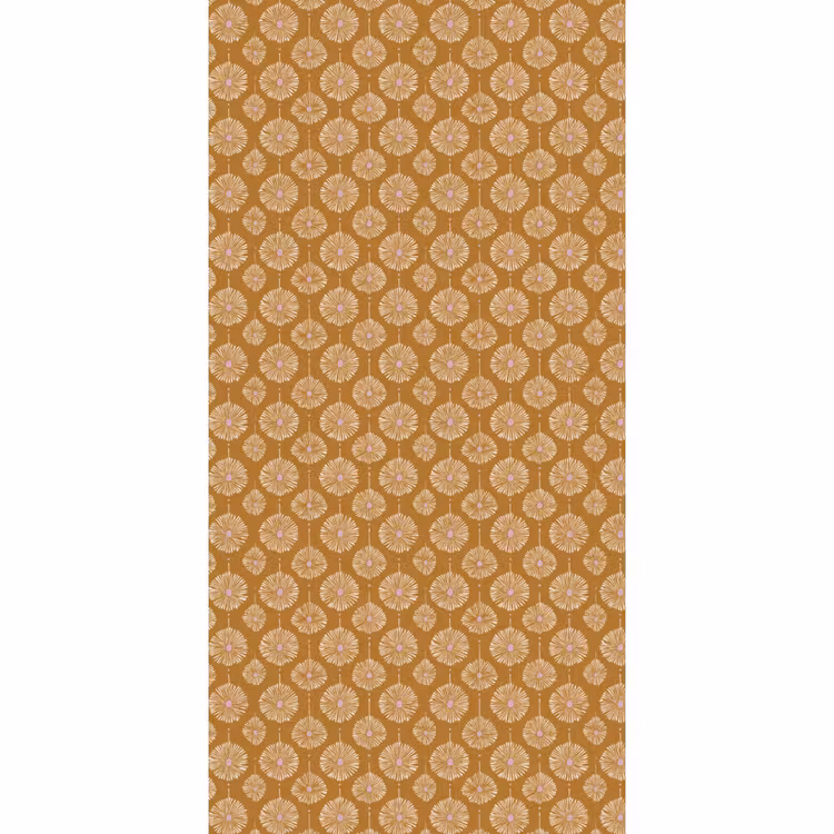 Behang - Bloemen - Modern - Oker — 2
