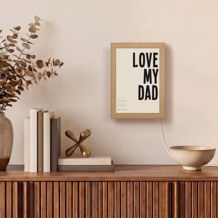 Gepersonaliseerde Lightbox - Love My Dad — 4