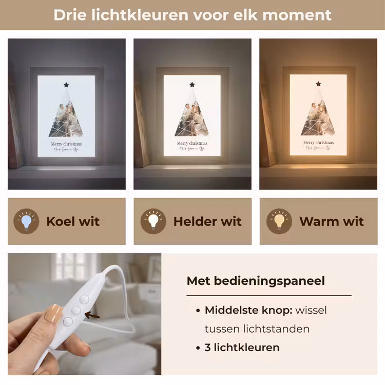 Gepersonaliseerde Lightbox - Christmas - Collage — 6