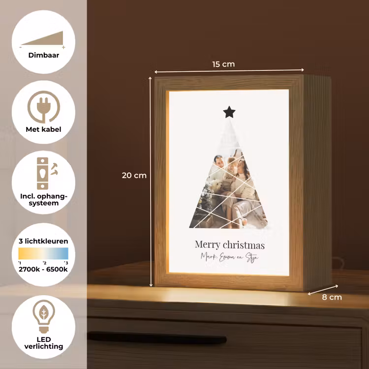 Gepersonaliseerde Lightbox - Christmas - Collage — 7