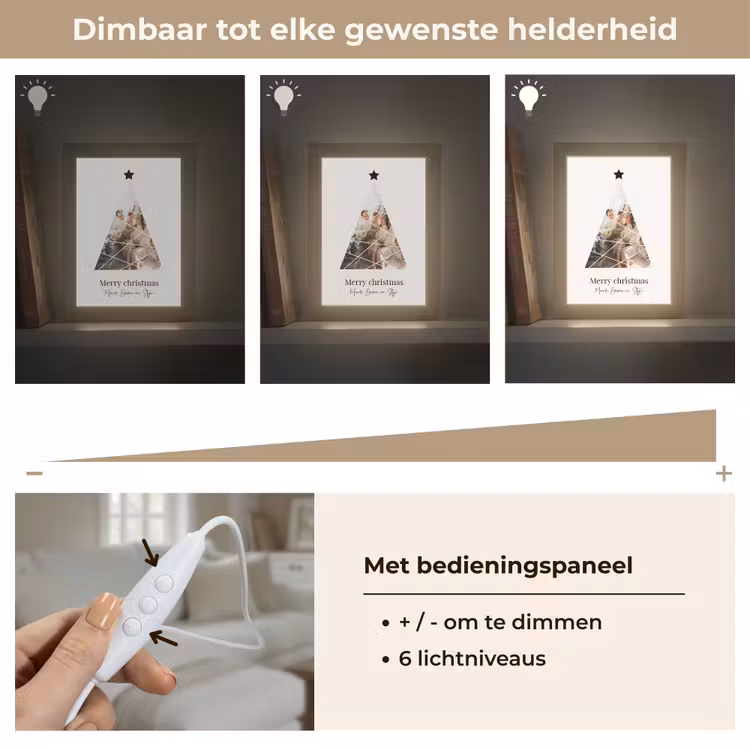 Gepersonaliseerde Lightbox - Christmas - Collage — 8
