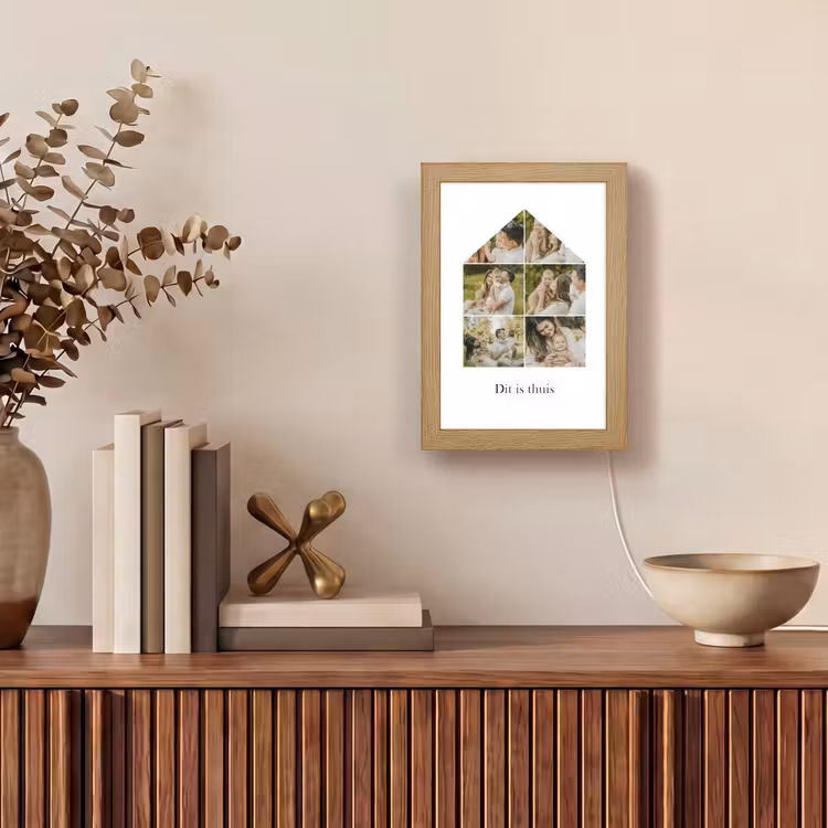 Gepersonaliseerde Lightbox - Dit Is Thuis - Collage — 4