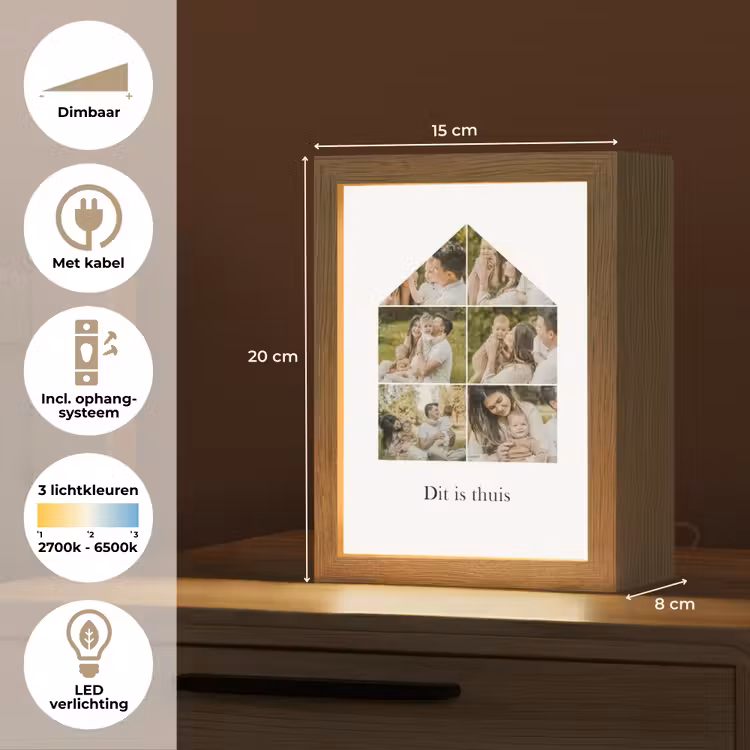 Gepersonaliseerde Lightbox - Dit Is Thuis - Collage — 7