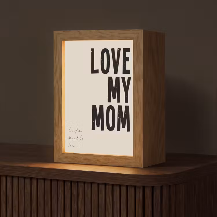 Gepersonaliseerde Lightbox - Love My Mom — 1