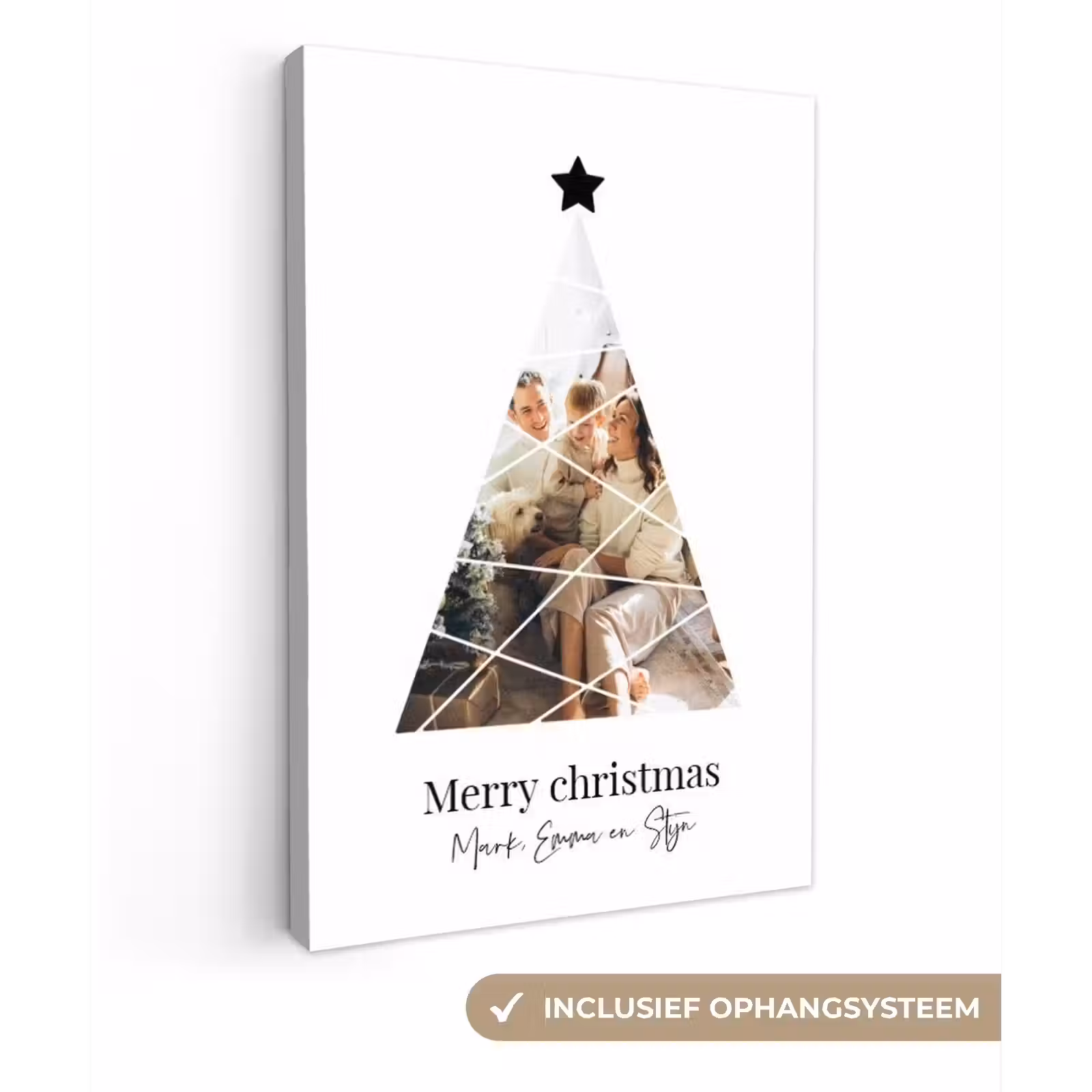 Gepersonaliseerd canvas schilderij - Christmas - Collage — 1