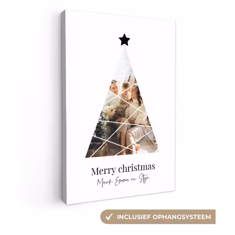 Gepersonaliseerd canvas schilderij - Christmas - Collage — 1