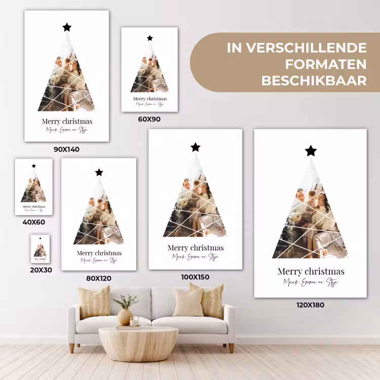 Gepersonaliseerd canvas schilderij - Christmas - Collage — 5