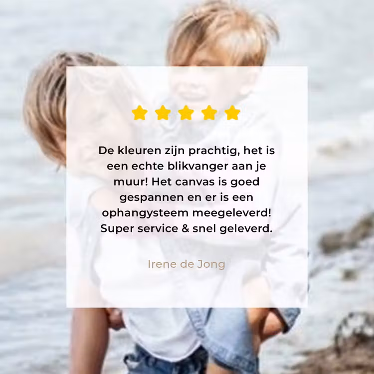 Gepersonaliseerd canvas schilderij - Geruite border — 3