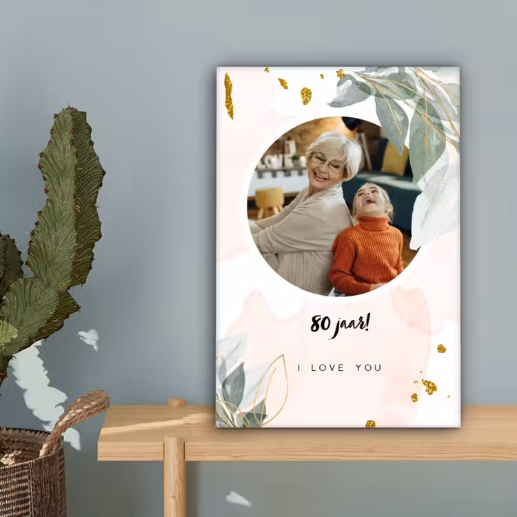 Gepersonaliseerd canvas schilderij - Jubileum - Verjaardag — 4