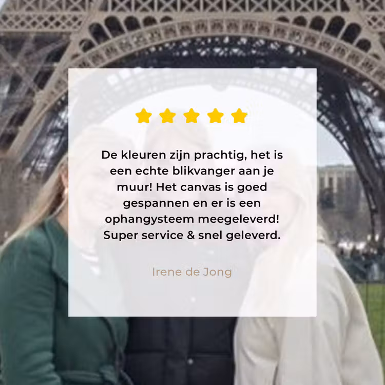 Gepersonaliseerd canvas schilderij - Paris — 3