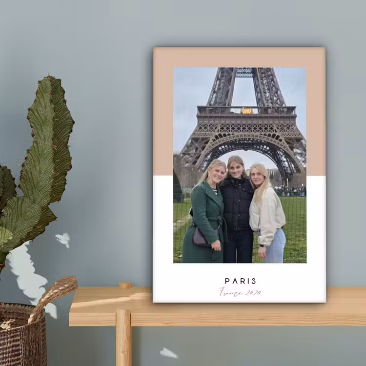 Gepersonaliseerd canvas schilderij - Paris — 4