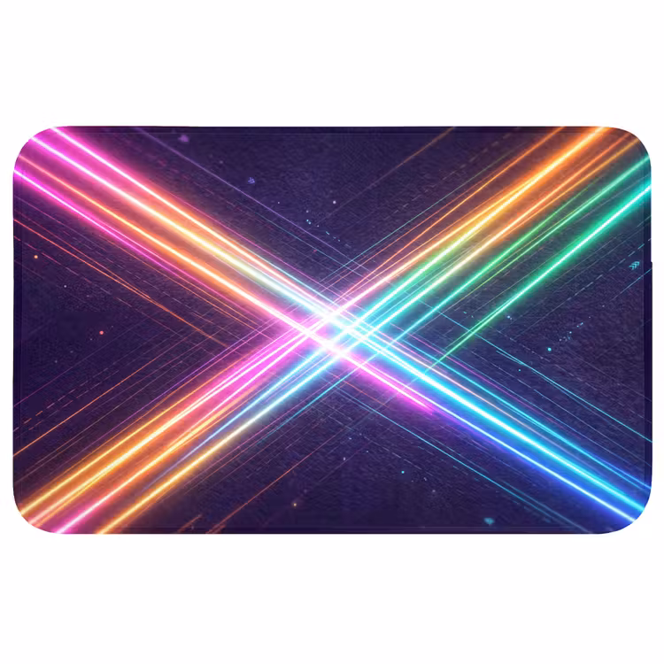 Badmat - Kruisen - Lasterstralen - Neon — 1