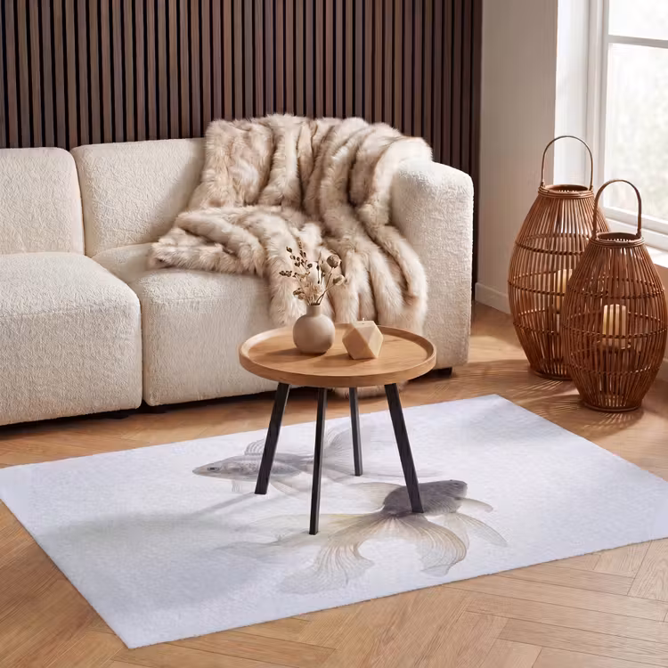 Vloerkleed - Goudvissen - Modern - Wit — 3