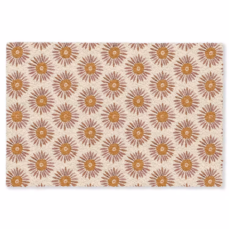 Vloerkleed - Patroon - Retro - Bruin — 1