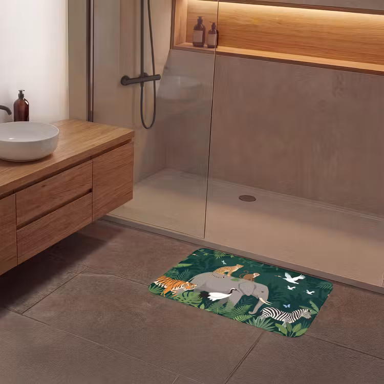Badmat - Tropisch - Jungle - Groen — 6