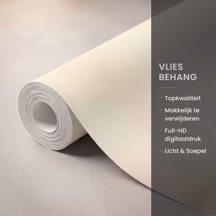 Behang - Bloemen - Paars - Bijen — 3