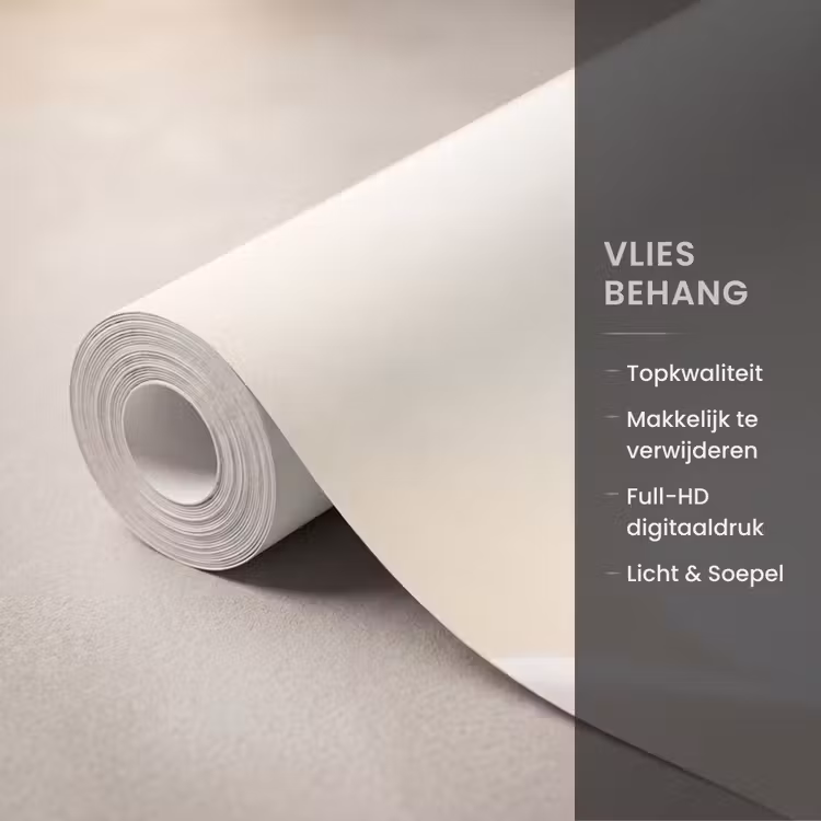 Behang - Close up - Pioenroos - Wit — 3