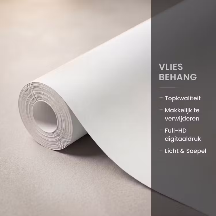 Behang - Wilde - Bloemen - Wit — 3