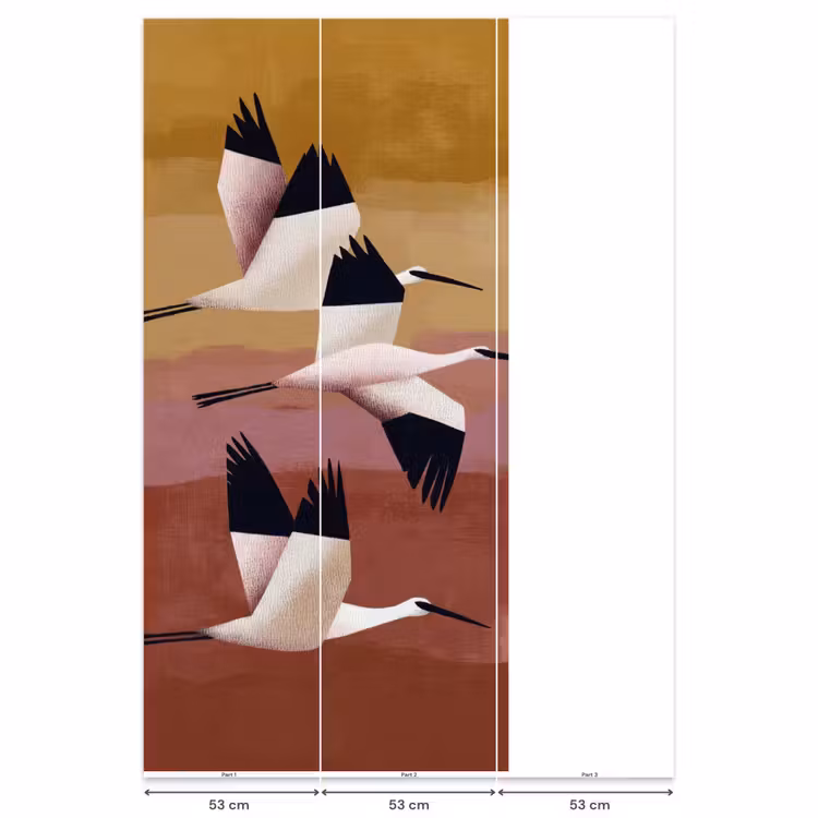 Behang - Vogels - Snavel - Abstract — 6